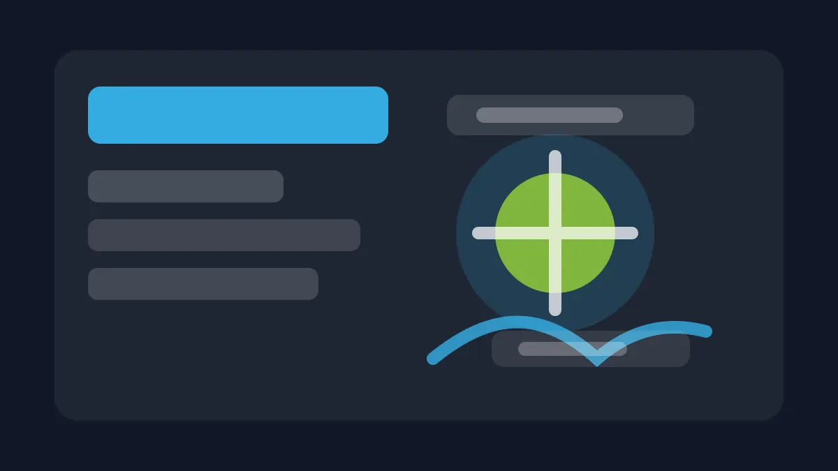 Abstract operational dashboard illustration for customer intake automation